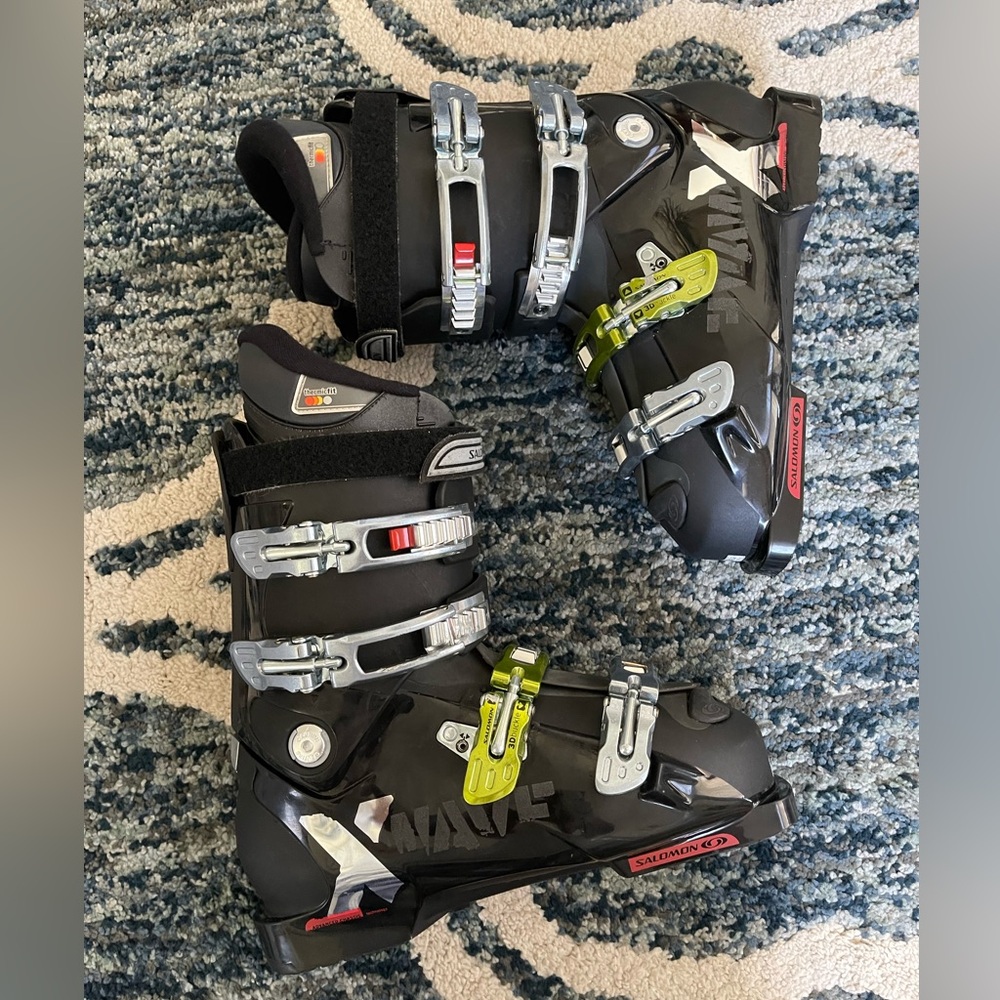SALOMON Mens X Wave 6 Advanced Classic Technology Ski Boots Sz 27.5 US 9.5 UK 9